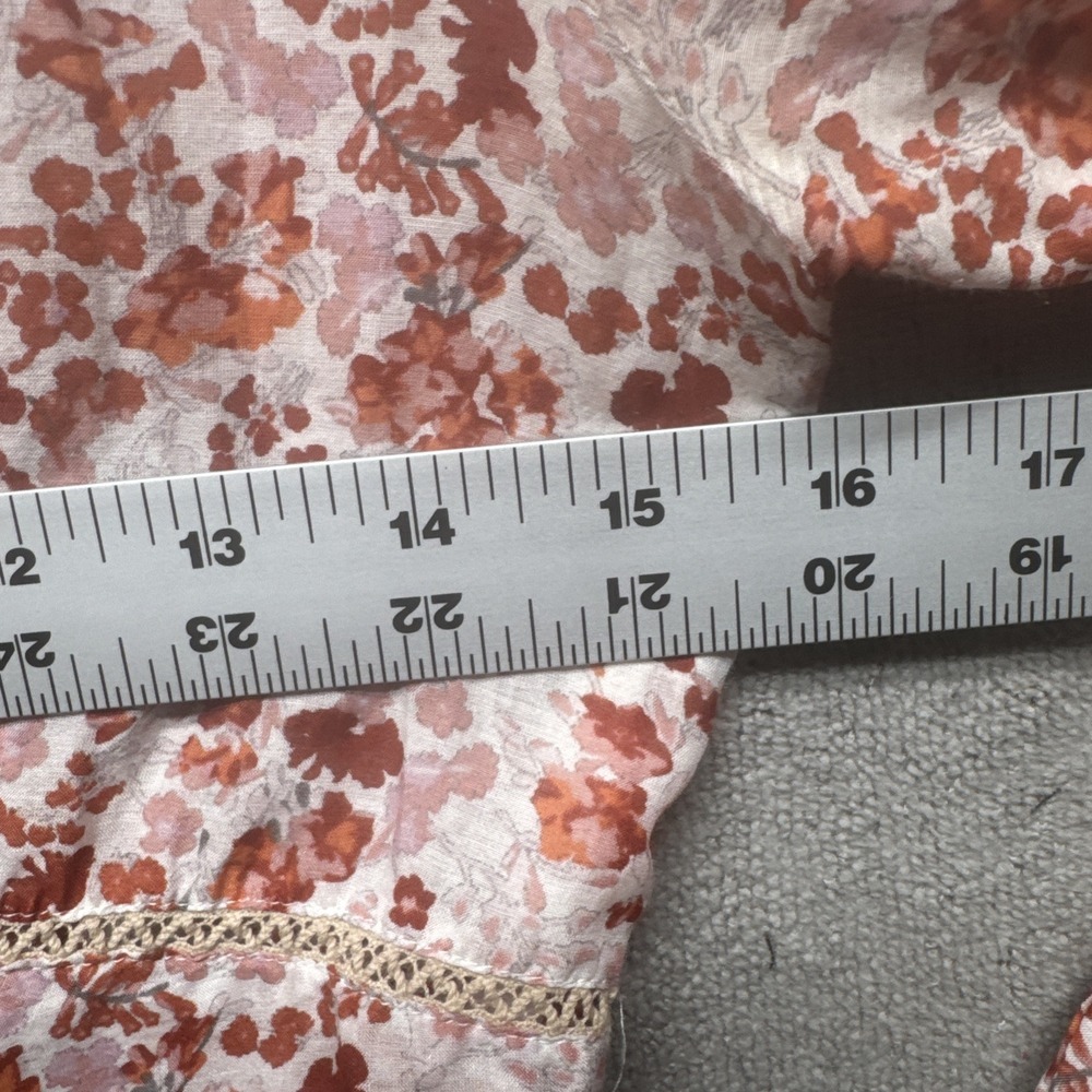 Moulinette Soeurs Floral Top 2 Amelie Blouse Peplum Cottage Coquette Romantic - Picture 6 of 9